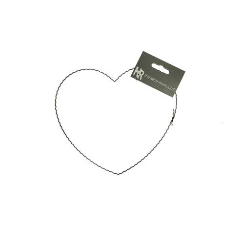 Herz Draht Metall d20cm