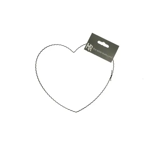 Herz Draht Metall d20cm