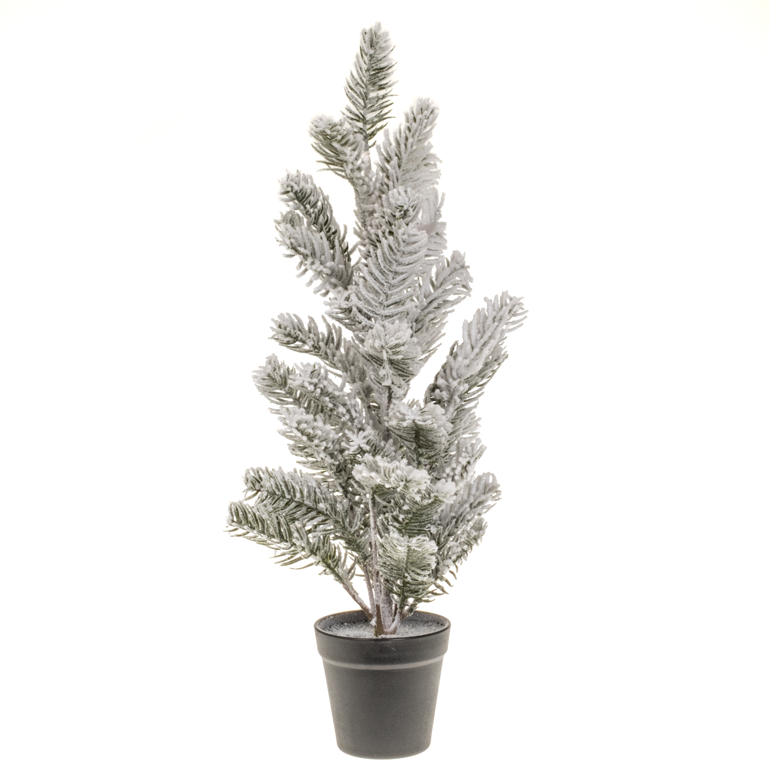 Baum Seiden Kiefer Schnee H58cm