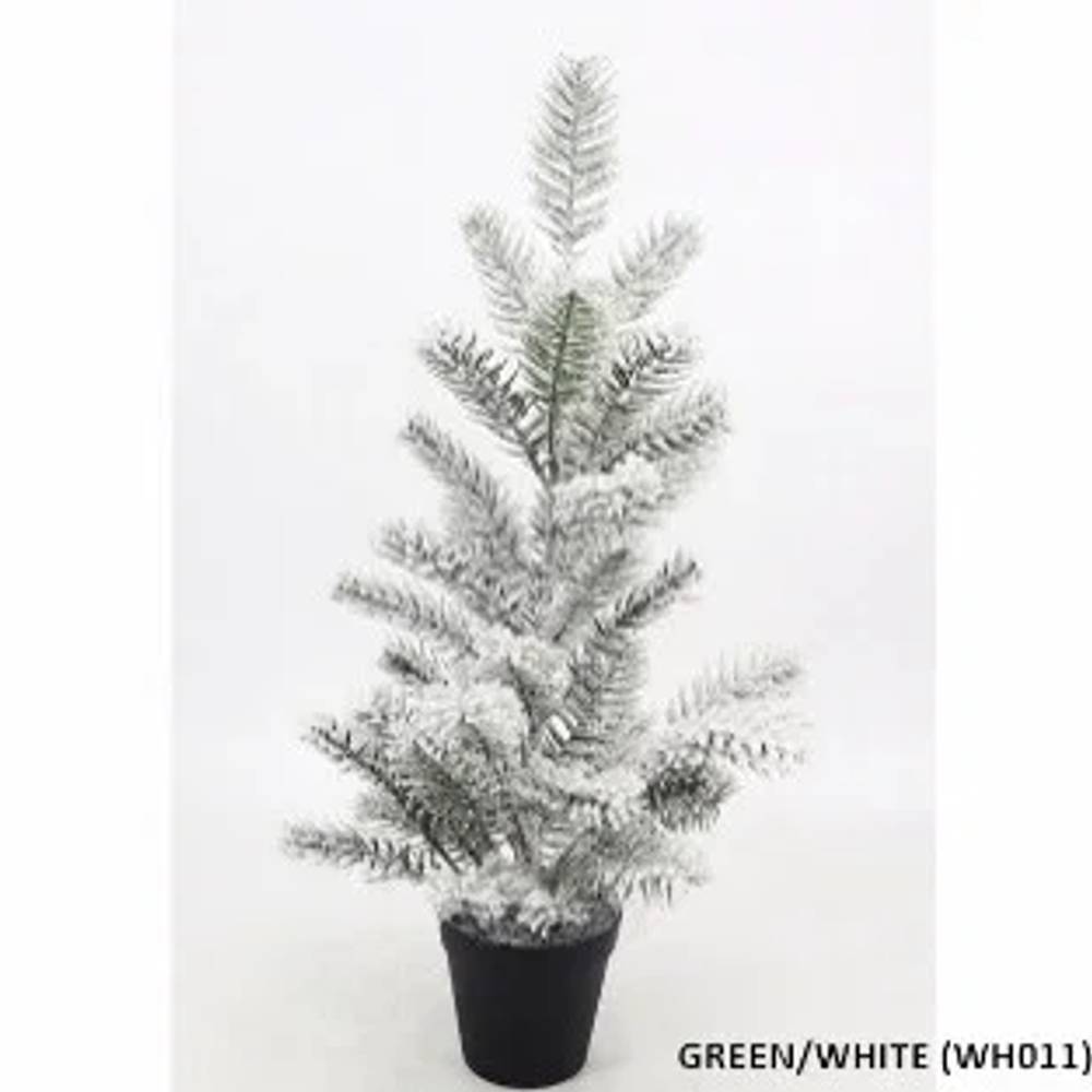 Baum Seiden Kiefer Schnee H58cm
