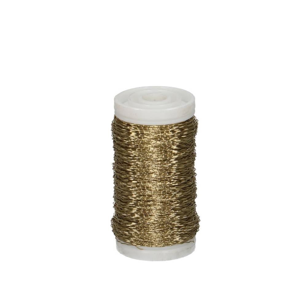 Bouillon Effektdraht gold 0.3mm 100g