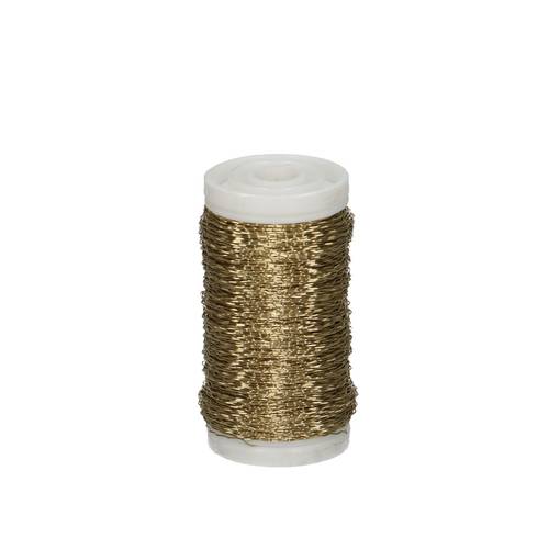 Bouillon Effektdraht gold 0.3mm 100g