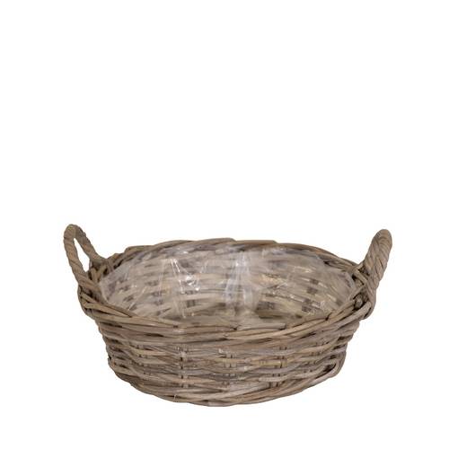 Korb +Henkel Rund D25cm H12cm