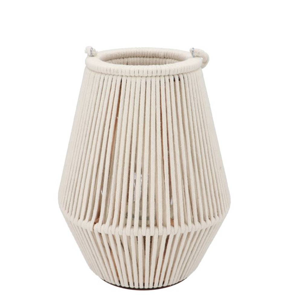 Laterne Cruz weiss 15x24x28cm