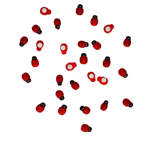 Deko Marienkäfer rot Aufkleber d13mm X360