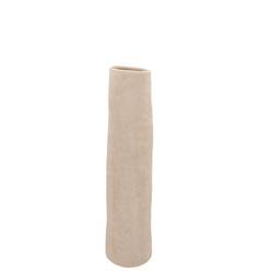 Keramik Vase Porto creme 12x12x29cm