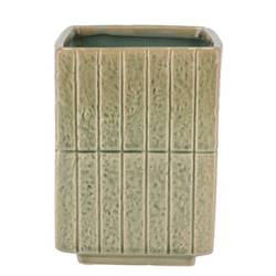 Keramik Übertopf Mirre grün 15x15x20cm