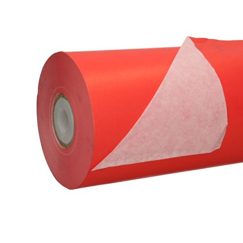 Papier Rolle 50cm weiss/hell rot 40gr 7.5kg