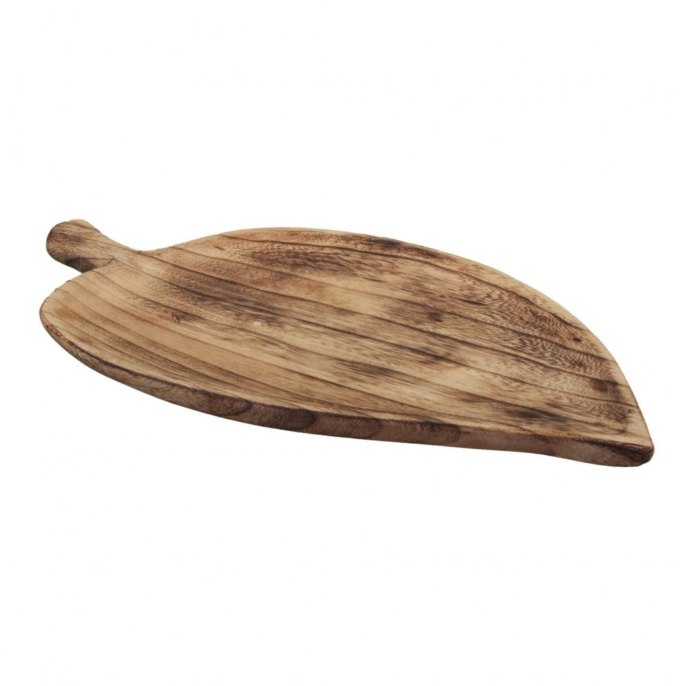 Holz Schale Paulownia braun D52/32cm H05cm