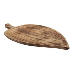 Holz Schale Paulownia braun D52/32cm H05cm