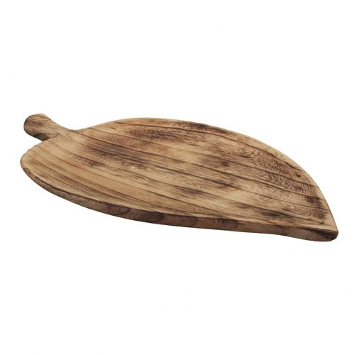 Holz Schale Paulownia braun D52/32cm H05cm
