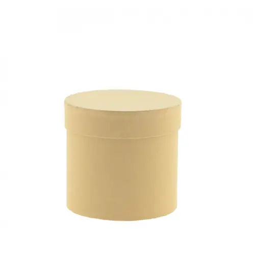 Hatbox Karton Natur D12.5cm H12cm