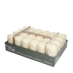 Stumpfkerze Safe creme D05cm H10cm