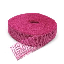 Band Jute fuchsia 50mm 40m