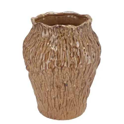 Keramik Vase Cody braun 25x25x32cm