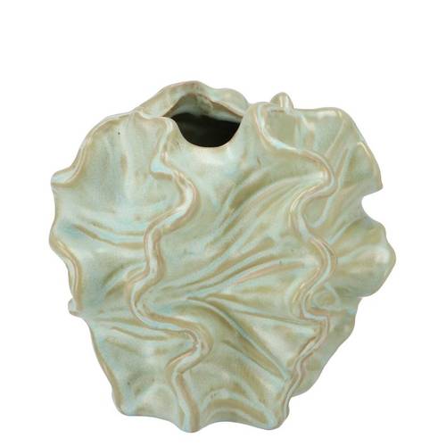 Keramik Vase Dion grün 17x17x16cm