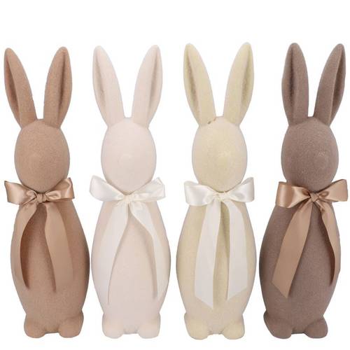 Hase Flock mix braun 14x14x42cm