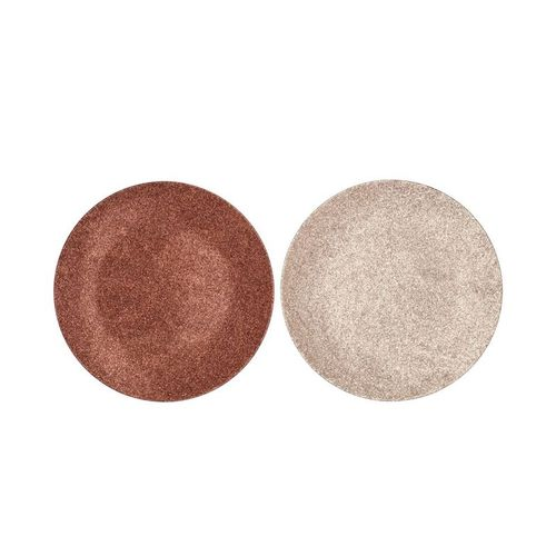 Melamine Teller bronze sand rund 18x18x02cm