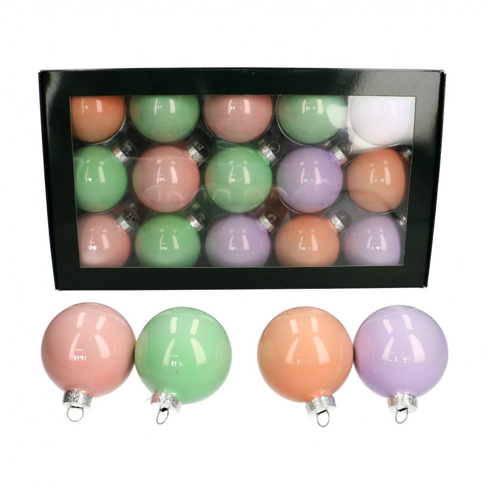 Kugel pastel mix Perle D06cm x30