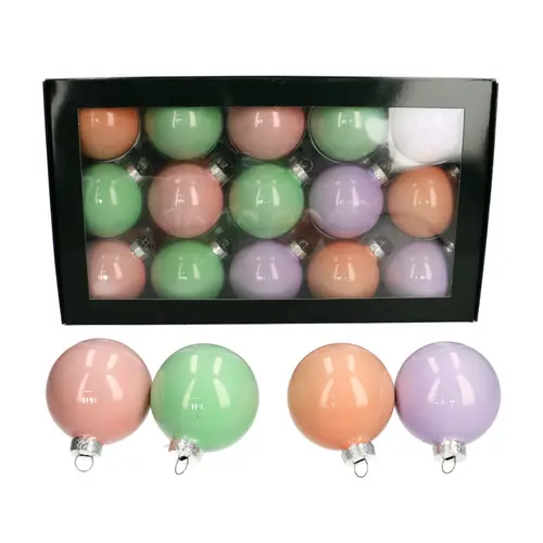 Kugel pastel mix Perle D06cm x30