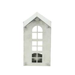 Teelichthaus Zink 08x06x15cm