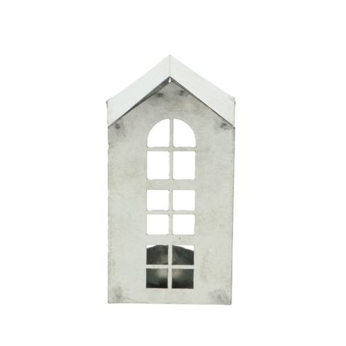 Teelichthaus Zink 08x06x15cm