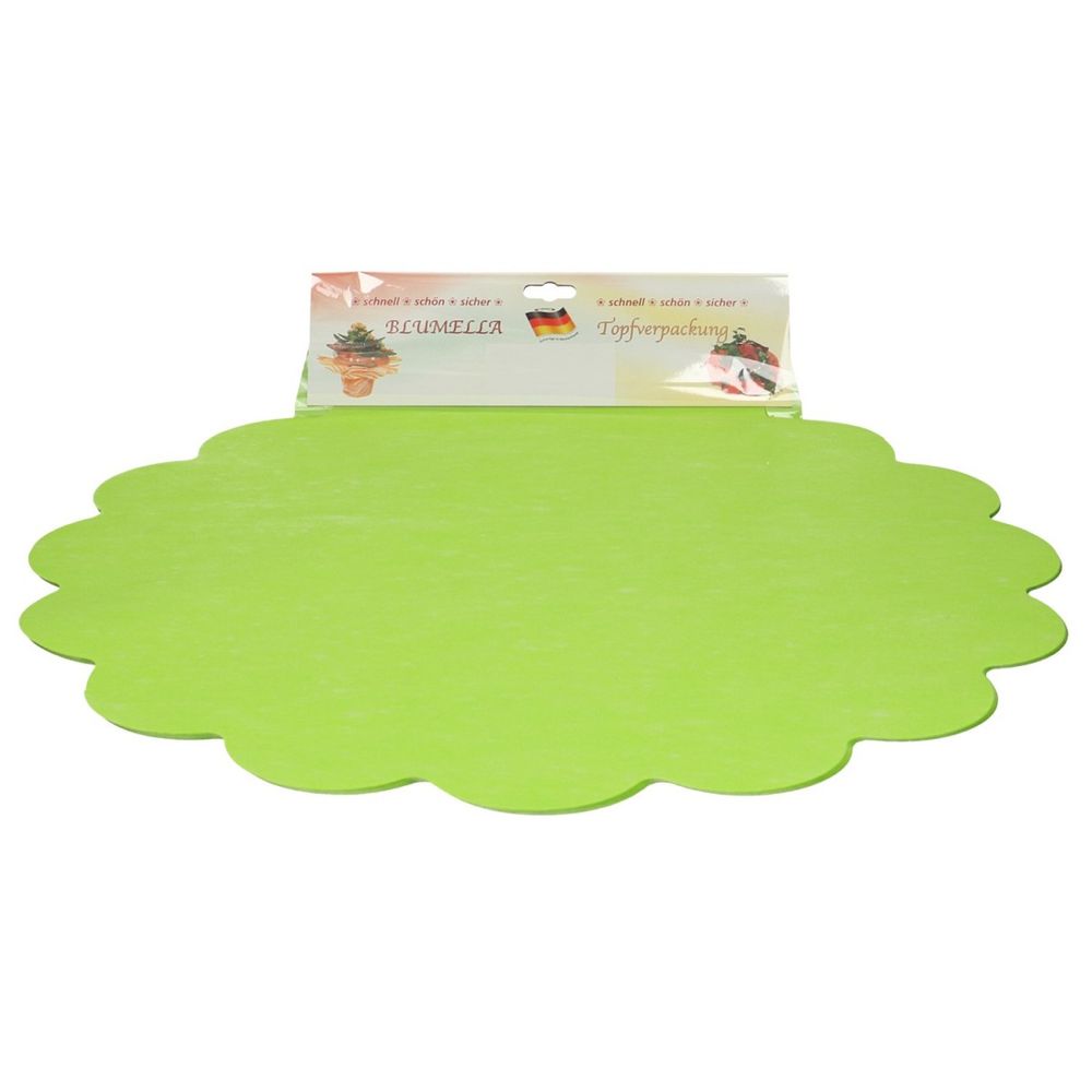 Dekostoff Blatt Blumella grün D54cm x25