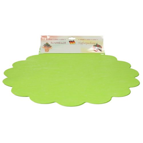 Dekostoff Blatt Blumella grün D54cm x25