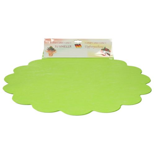 Dekostoff Blatt Blumella grün D54cm x25