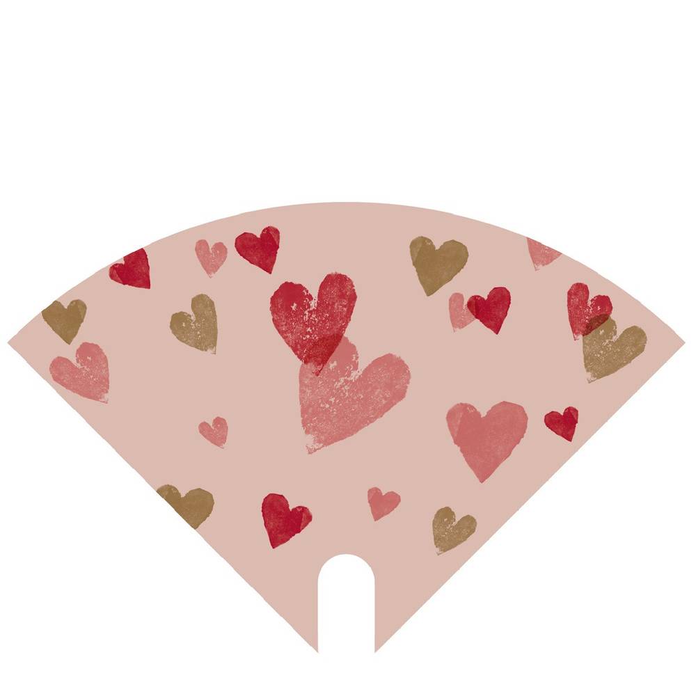 Tüte Moon Forever rosa 40x40cm x25