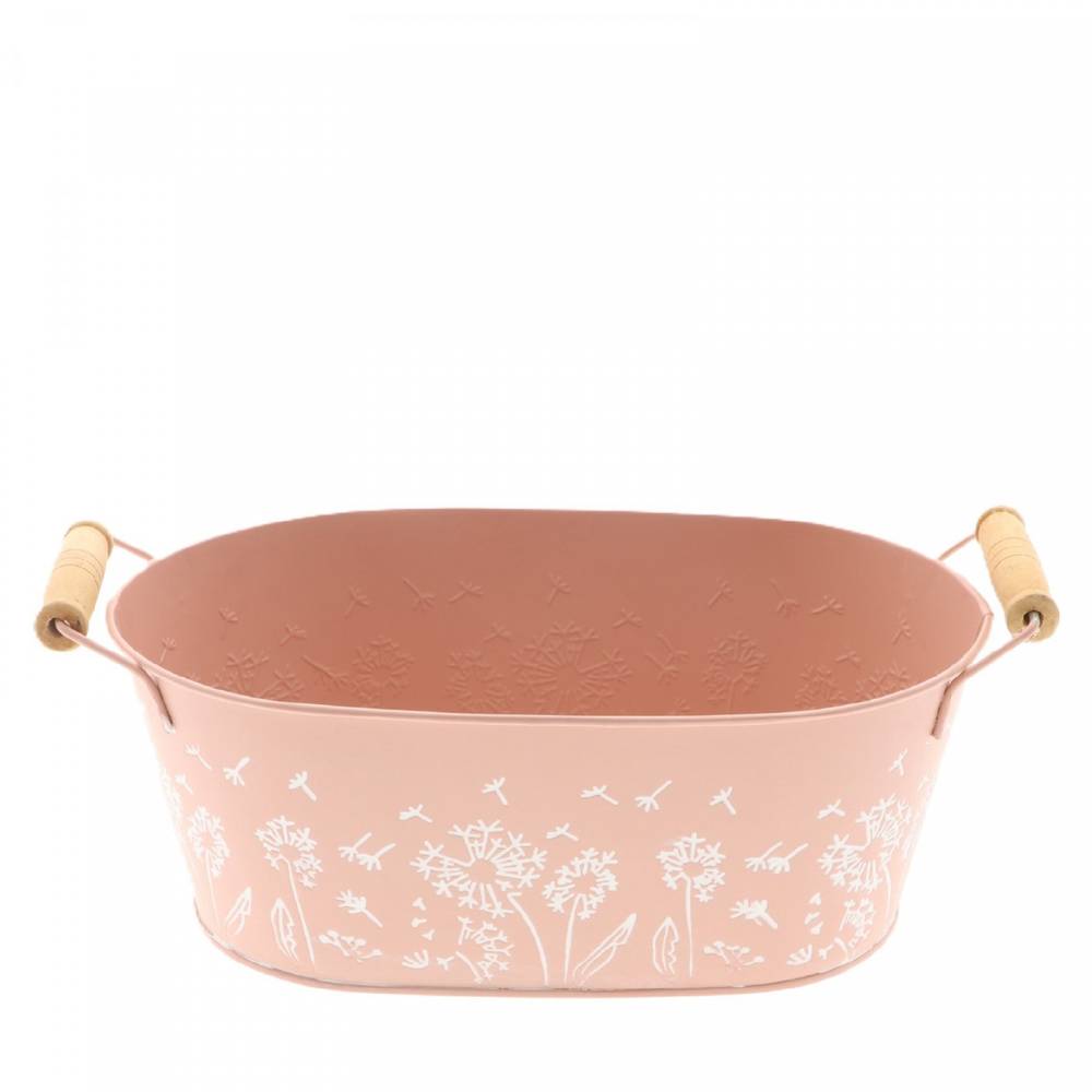 Zink Eimer Celo rosa 25x15x10cm