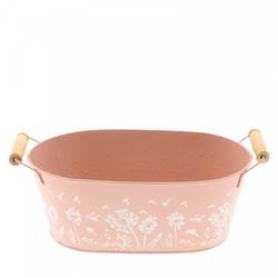 Zink Eimer Celo rosa 25x15x10cm