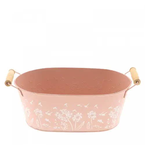 Zink Eimer Celo rosa 25x15x10cm