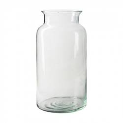 Glas Flasche Eco D19cm H35cm