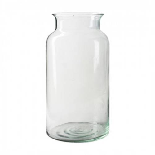 Glas Flasche Eco D19cm H35cm