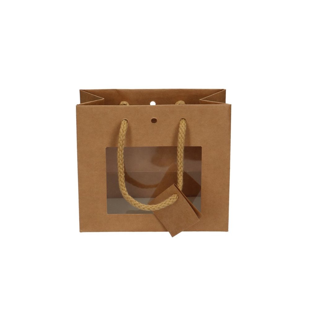 Tasche Chic braun 8/16x14cm
