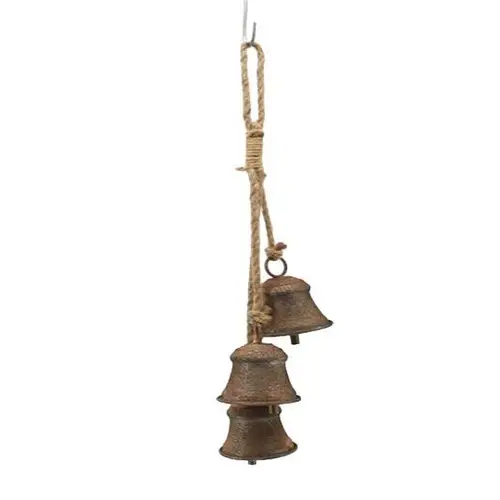Hänger Glocke rostig D07cm H54cm