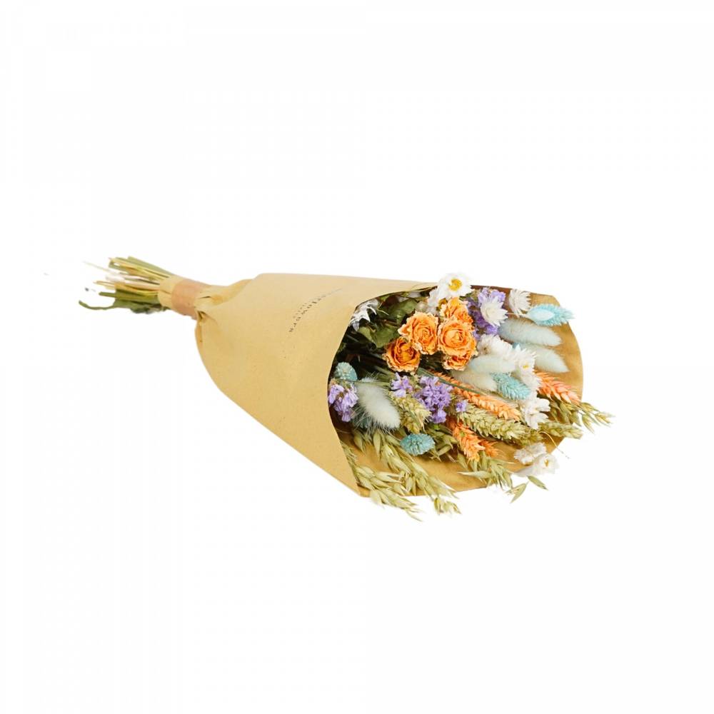 Trockenblumen Strauss Field pastel L32cm
