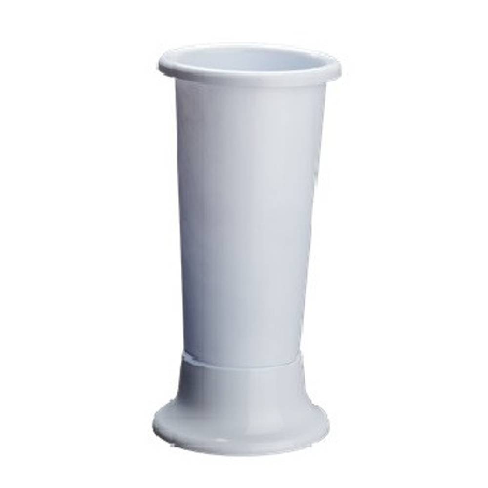 Kunststoff Vase Ideal weiss D18cm H45cm