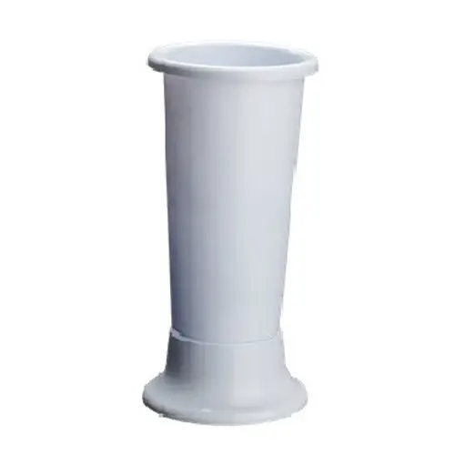 Kunststoff Vase Ideal weiss D18cm H45cm