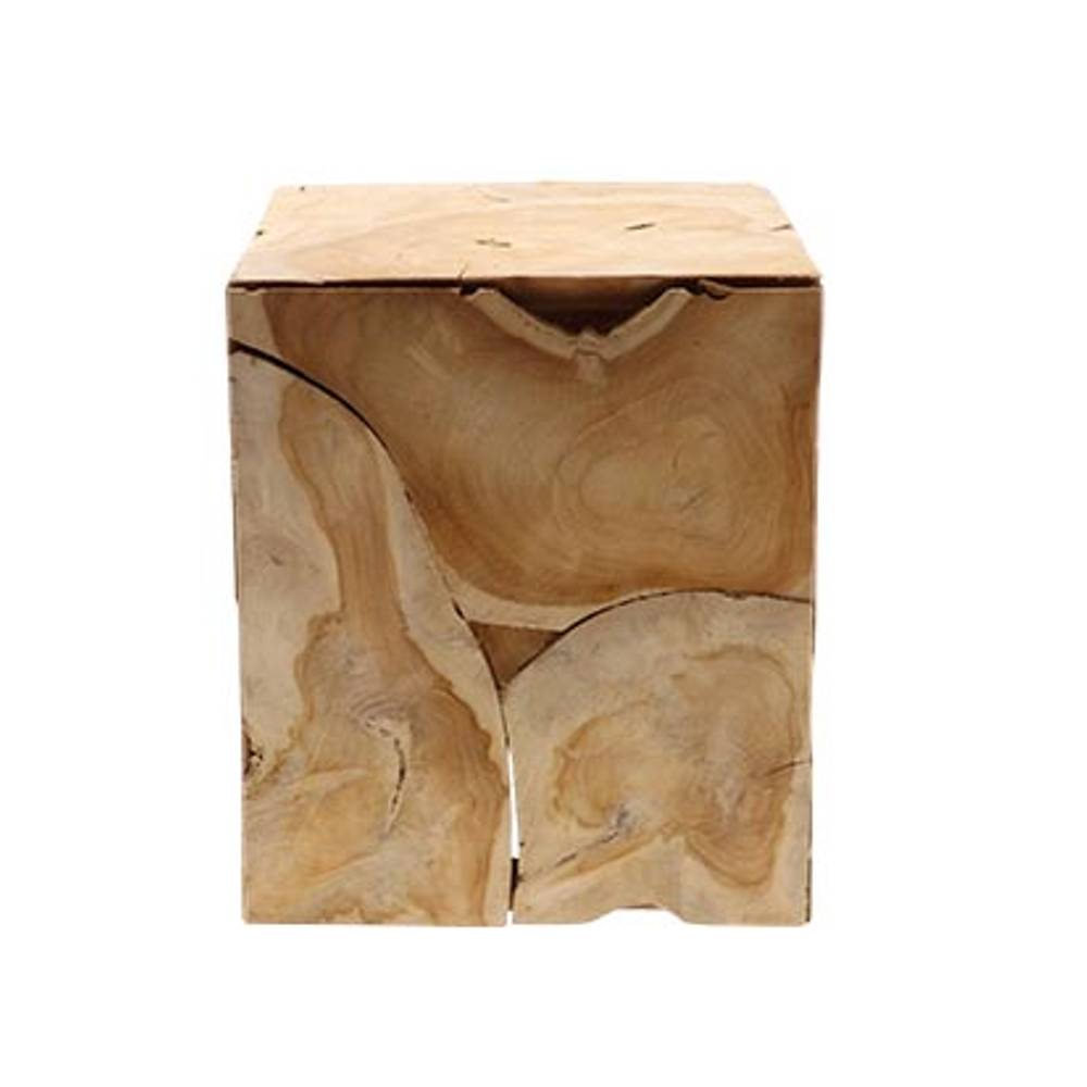 Beistelltisch Teak natur 30x30x35cm