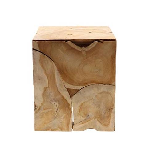 Beistelltisch Teak natur 30x30x35cm