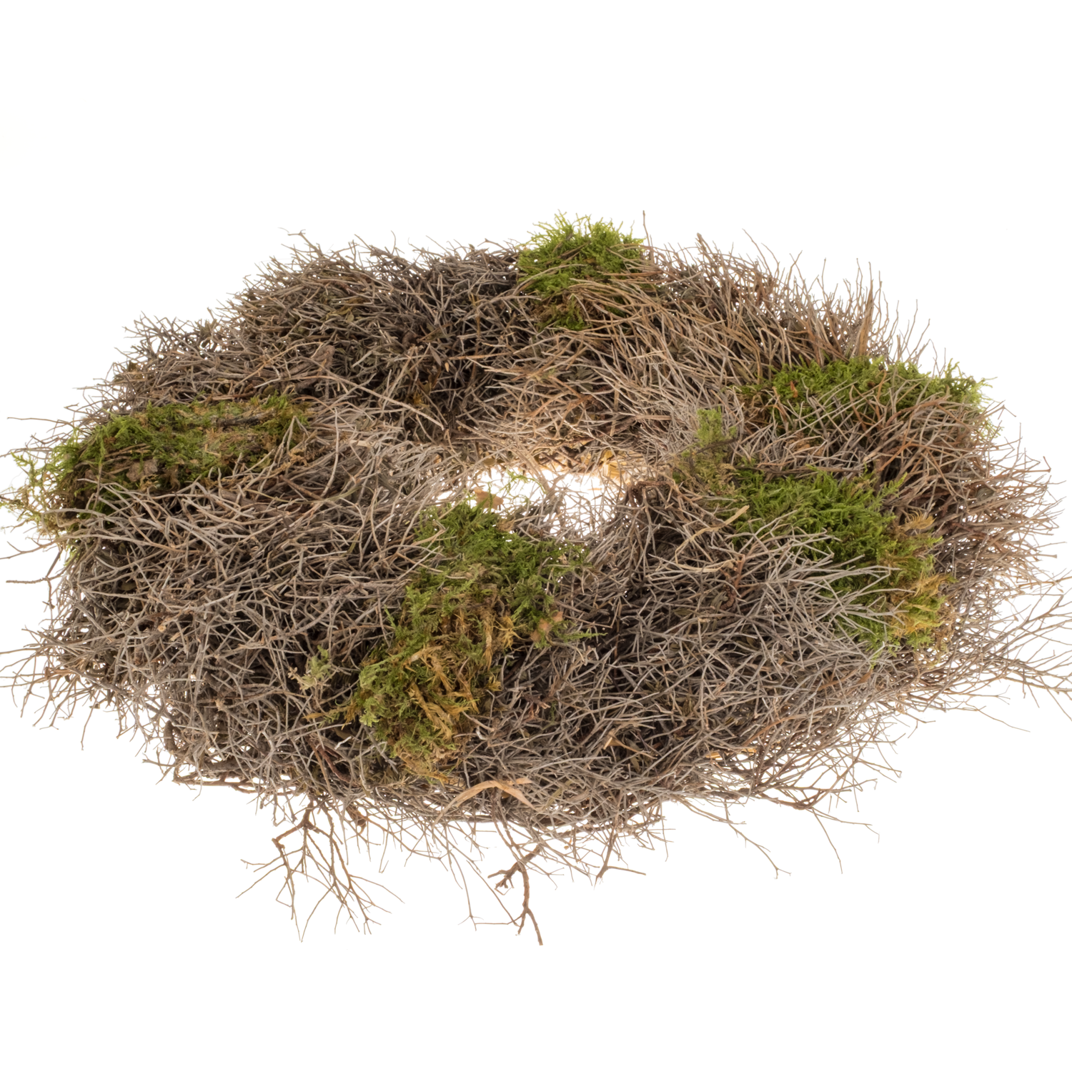 Kranz grau/dunkel grün Iron Grass Moos D30cm