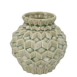Keramik Vase Gia grün 19x19x19cm