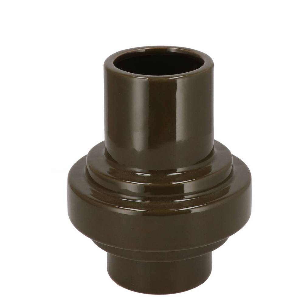 Keramik Vase Oxford Tube grün 16x16x19cm