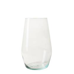 Glas Vase Hubert D17 H28.5cm