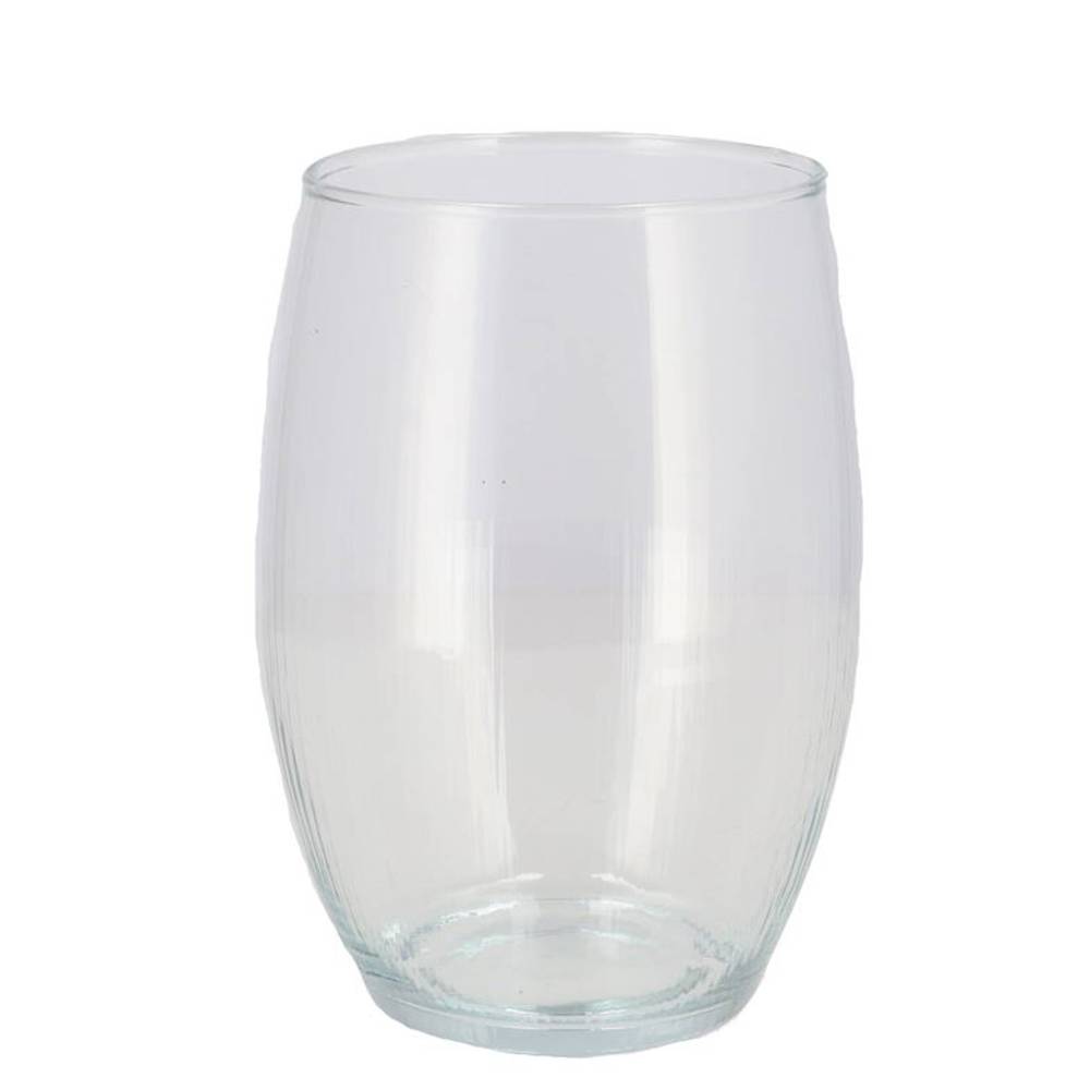 Glas Vase Bauchoptik D14cm H20cm