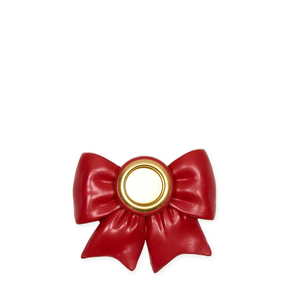 Kerzenständer Schleife rot 02x06x07cm