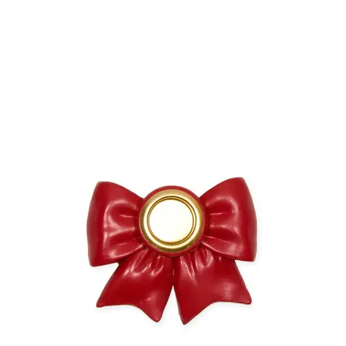 Kerzenständer Schleife rot 02x06x07cm