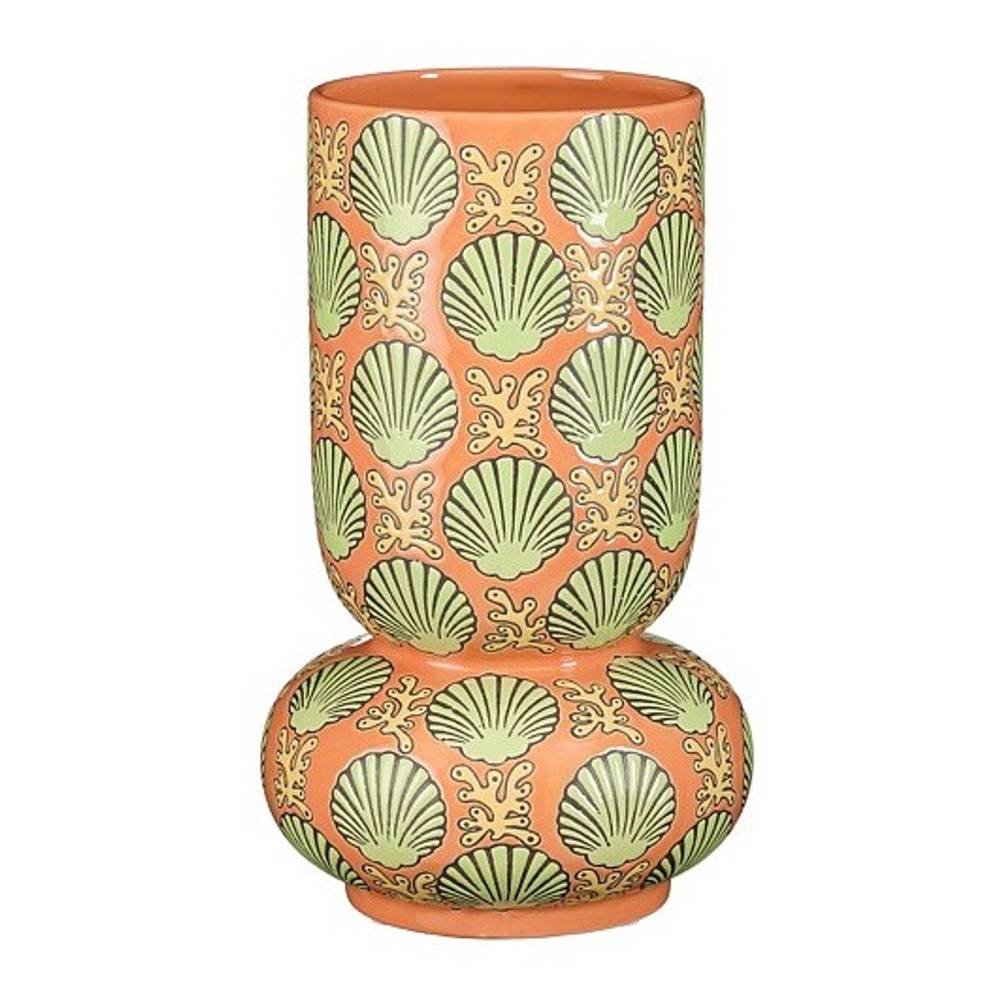 Keramik Vase Elea lachs D18cm H30cm 